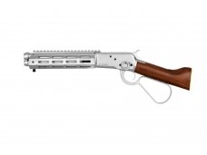 1873R (Real Wood) Rifle - Silver