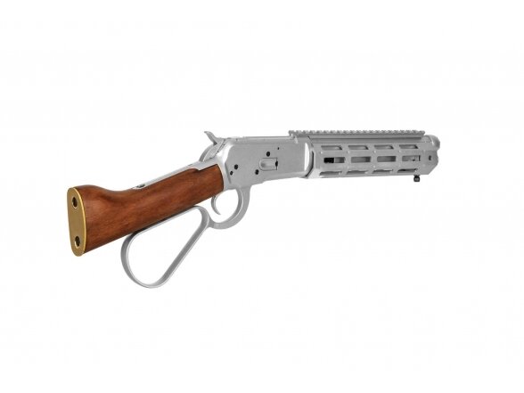 1873R (Real Wood) Rifle - Silver 4