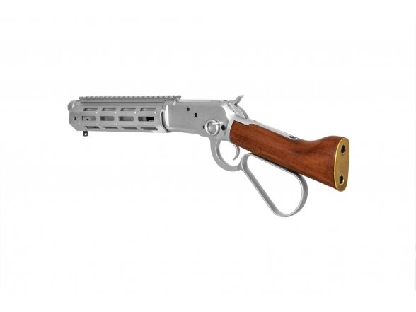 1873R (Real Wood) Rifle - Silver 5