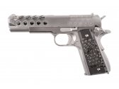 1911 Hex Cut V.3 Pistol Replica - silver