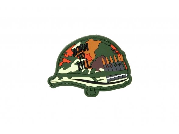 3D Patch - Born To Kill Helmet