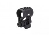 Adjustable 22mm RIS rail flashlight mount