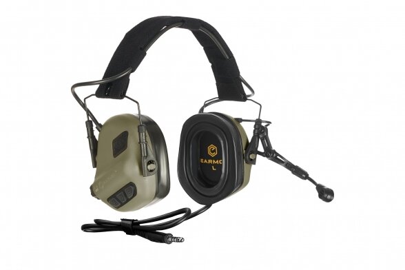 Aktyvios ausinės EARMOR M32 PLUS Tactical Green