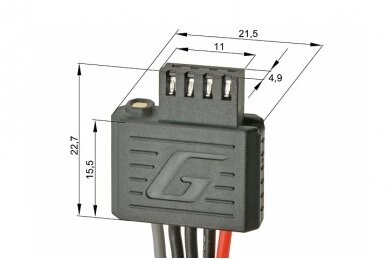 Baterija Gens Ace Li-Po 25C 1000mAh 3S1P 11.1V G-Tech T-Plug 1