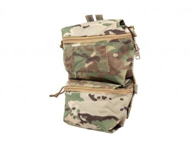 Back panel with MOLLE system for the V5 PC Wosport MultiCam tactical vest 2