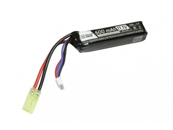 LiPo 11,1V 600mAh 20/40C PDW Mini Tamiya battery