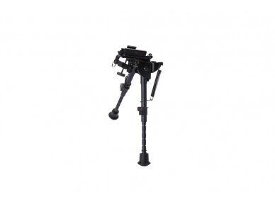 Adjustable bipod with RIS mount