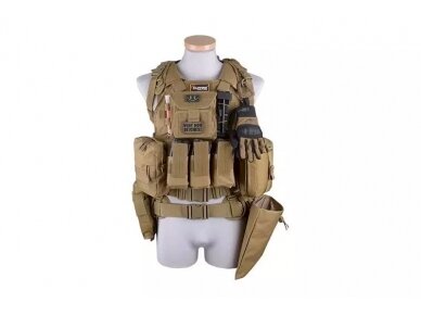 Cargo Pouch with Pocket - Tan 4