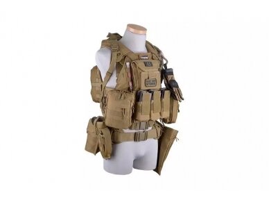 Cargo Pouch with Pocket - Tan 5