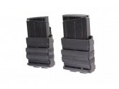 Double Open III (L) 7.62 Magazine Pouch - Black