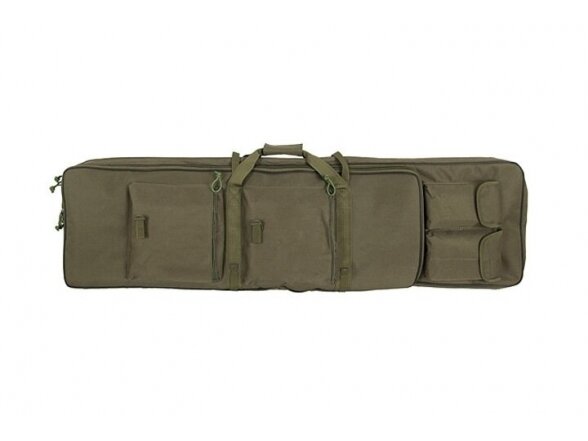 Double rifle gun case 120cm - olive