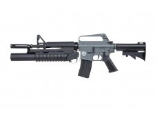 E&C EC-704 Kestrel™ ETU ASG carbine with grenade launcher Grey