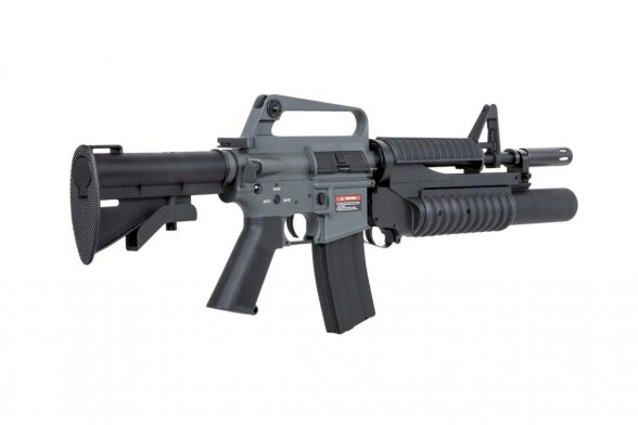 E&C EC-704 Kestrel™ ETU ASG carbine with grenade launcher Grey 4