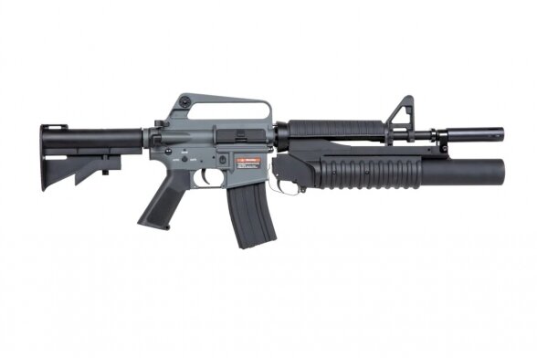 E&C EC-704 Kestrel™ ETU ASG carbine with grenade launcher Grey 5