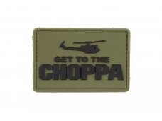 Get to the Choppa - Olive Drab - 3D Patch