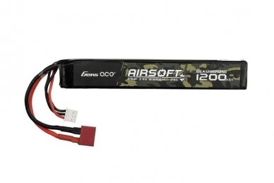 LiPo akumuliatorius Gens Ace 7.4v 25/50C 1200mah - T jungtis