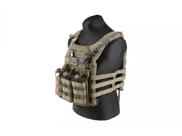 Jump type tactical vest - olive 2