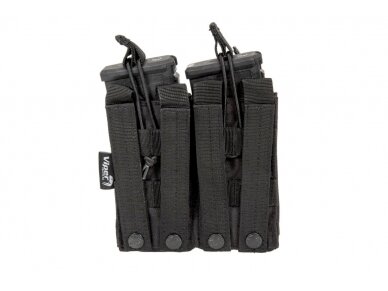 M4/M16 type double magazine pouch - black 3