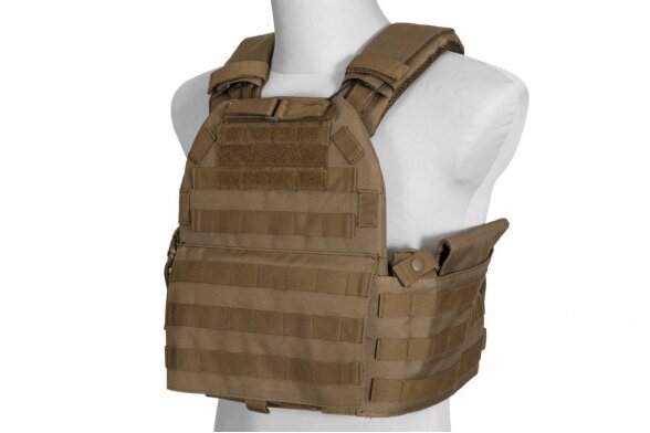 Quick Release Tactical Plate Carrier - tan 3