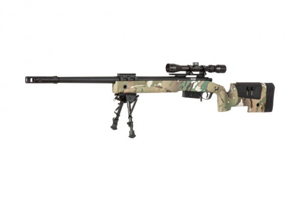 SA-S03 CORE™ sniper rifle replica with bipod and scope - MC 4