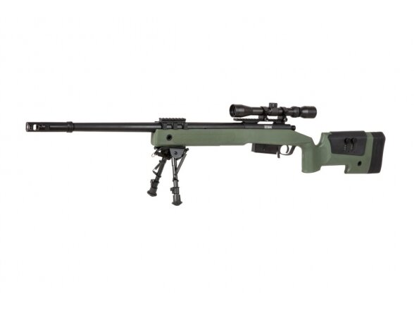 SA-S03 CORE™ Sniper Rifle Replica with Scope and Bipod - Olive Drab 11