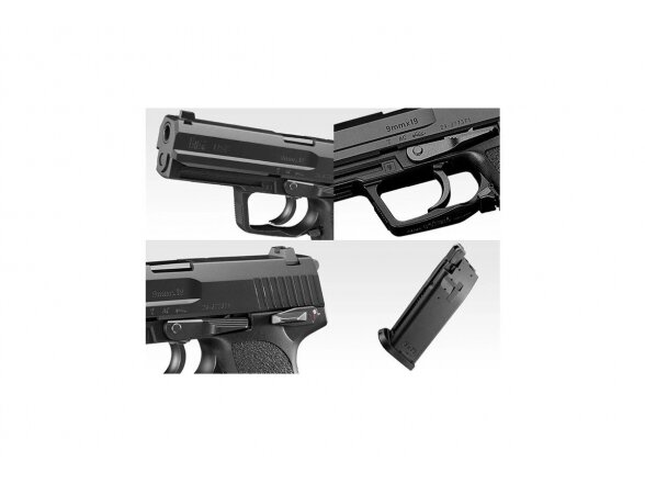 TM GBB gas pistol Model USP Compact - Black 1