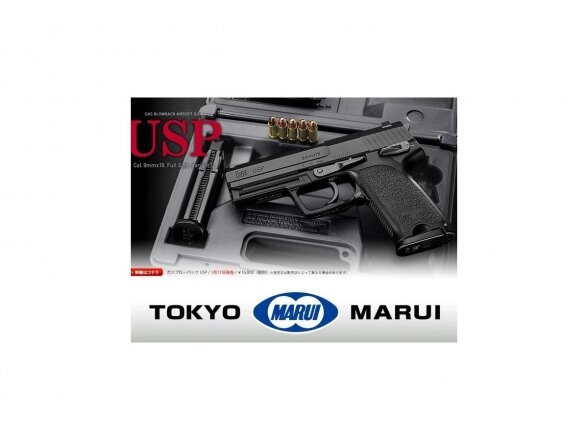 TM GBB gas pistol Model USP Compact - Black 2