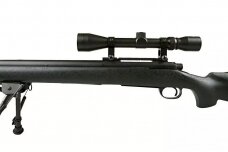 SW-04 sniper rifle replica (with scope and bipod) - black