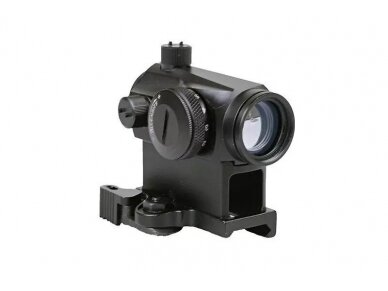 A1 red dot sight with QD holder and low profile fastener Black 1