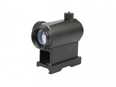 A1 red dot sight with QD holder and low profile fastener Black