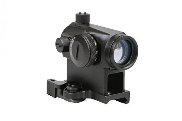 A1 red dot sight modelis su QD laikikliu ir žemu tvirtinimu Black 1