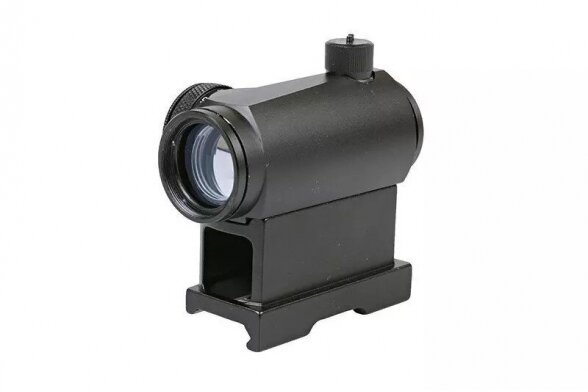 A1 red dot sight modelis su QD laikikliu ir žemu tvirtinimu Black