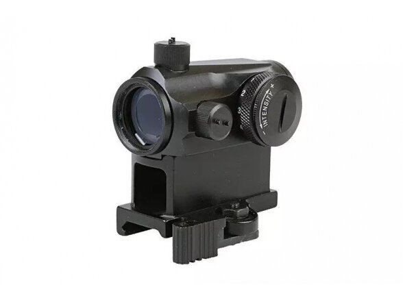 A1 red dot sight with QD holder and low profile fastener Black 2