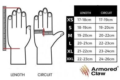 Taktinės pirštines Armored Claw Smart Tac - Juodos (Kopija) 7