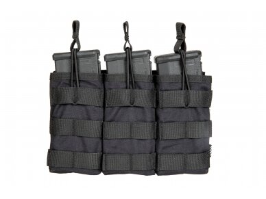 Triple carbine magazine pouch Open Koga - Black 1