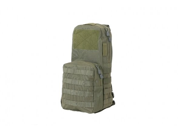 3L water pouch carrier/backpack - Olive 2