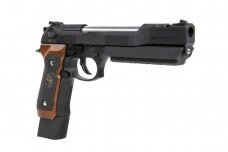 WE GP331 BIOHAZARD pistol replica - Mod. B. Burton Brown Grip (Single only)